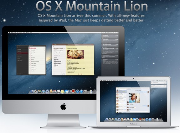 Details About OS X 10.8 Mountain Lion