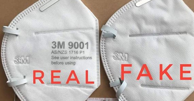 3m 9501 fake