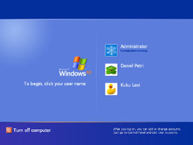 disable welcome screen windows 7