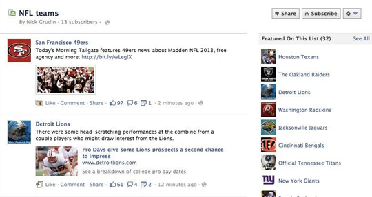 Discover the New Interest List from Facebook