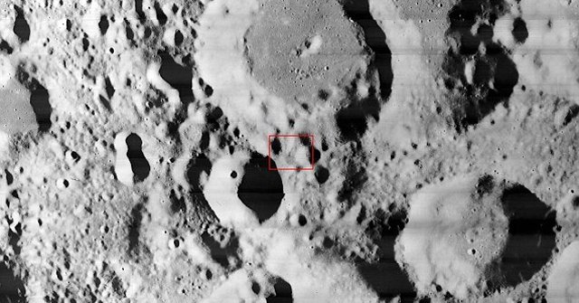 Discovering Alien Antenna on the Moon