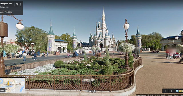 Disney Park Is Now Available on Google Street View