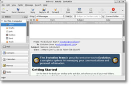 Email Solution in Linux: Evolution