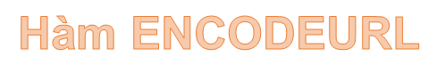 How to Use the ENCODEURL Function in Excel