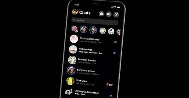 Experience the New User Interface and the Dark Mode of Facebook Messenger