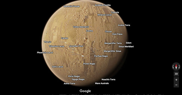 Explore the Moon and Extremely Detailed Planets with New Features on Google Maps