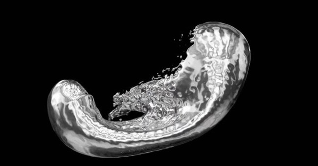 Fabrication of Liquid Metal Can Be Self-moving, Linked Together