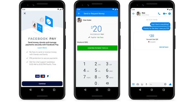 Facebook Launches a New Electronic Payment Service, Allowing You