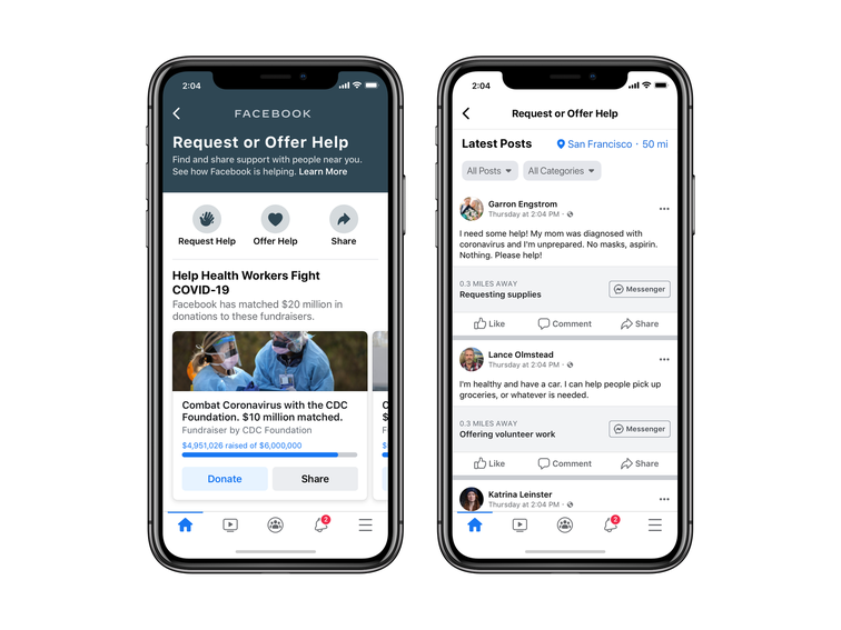 Facebook Rolls Out Tool to Make It Easier to Help During the
