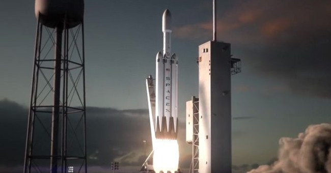 Falcon Heavy - the World's Most Powerful Super Rocket Can Reach Thrust of More Than 2,300 Tons