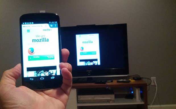 Firefox Can Transfer Web Content to an External Screen