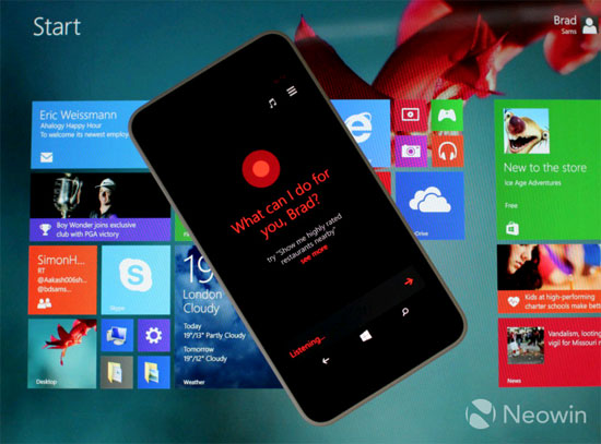 First Look at Cortana on Windows 10