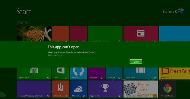 ứNg Dụng Này Không Thể Mở: Fix This App Can't Open in Windows 8