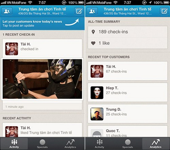 Foursquare Launches Business Applications