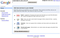 Free Use of Google Apps for Your Domain Service