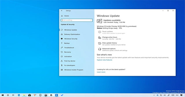 From Now on, Windows 10 Will Automatically Allocate at Least 7GB of Space on the System for Updating