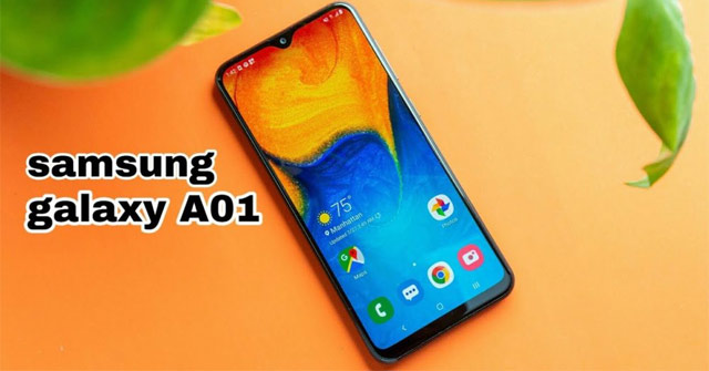 Galaxy A01: Dual Camera, Android 10, Priced at 2.8 Million