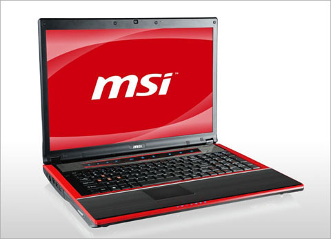 Gaming Laptops Use MSI's Radeon 5870 Card