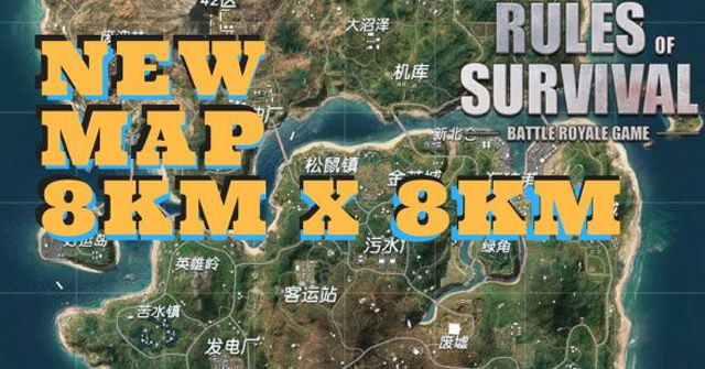 8 Loot Locations on the Rules of Survival 8×8 Map
