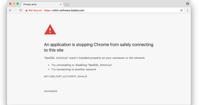 Google Chrome Has a Function to Warn Users About Mitm Attacks