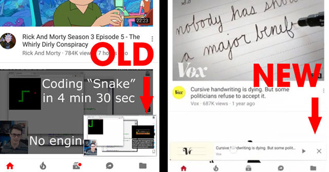 Google Tested the New UI Playback for YouTube