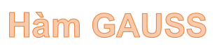 How to Use the GUSSE Function in Excel