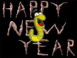 'Happy New Year' Worm Is Spreading Strongly