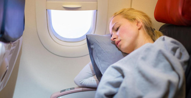 Harmless Effect if Sleeping When the Aircraft Took Off and Landed