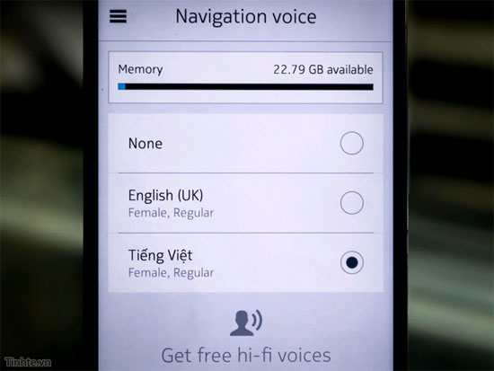 Here Maps for Android Has Vietnamese Voice