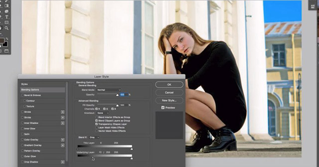 Highlight Image Area with Photoshop Action