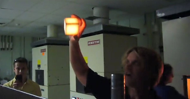 Holding a 1,200 Degree Celsius Brick with Your Bare Hands