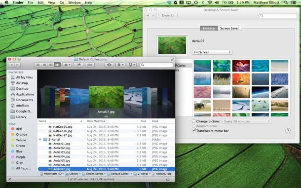 How to Access More Than 40 'Secret' Background Images on OS X Mavericks