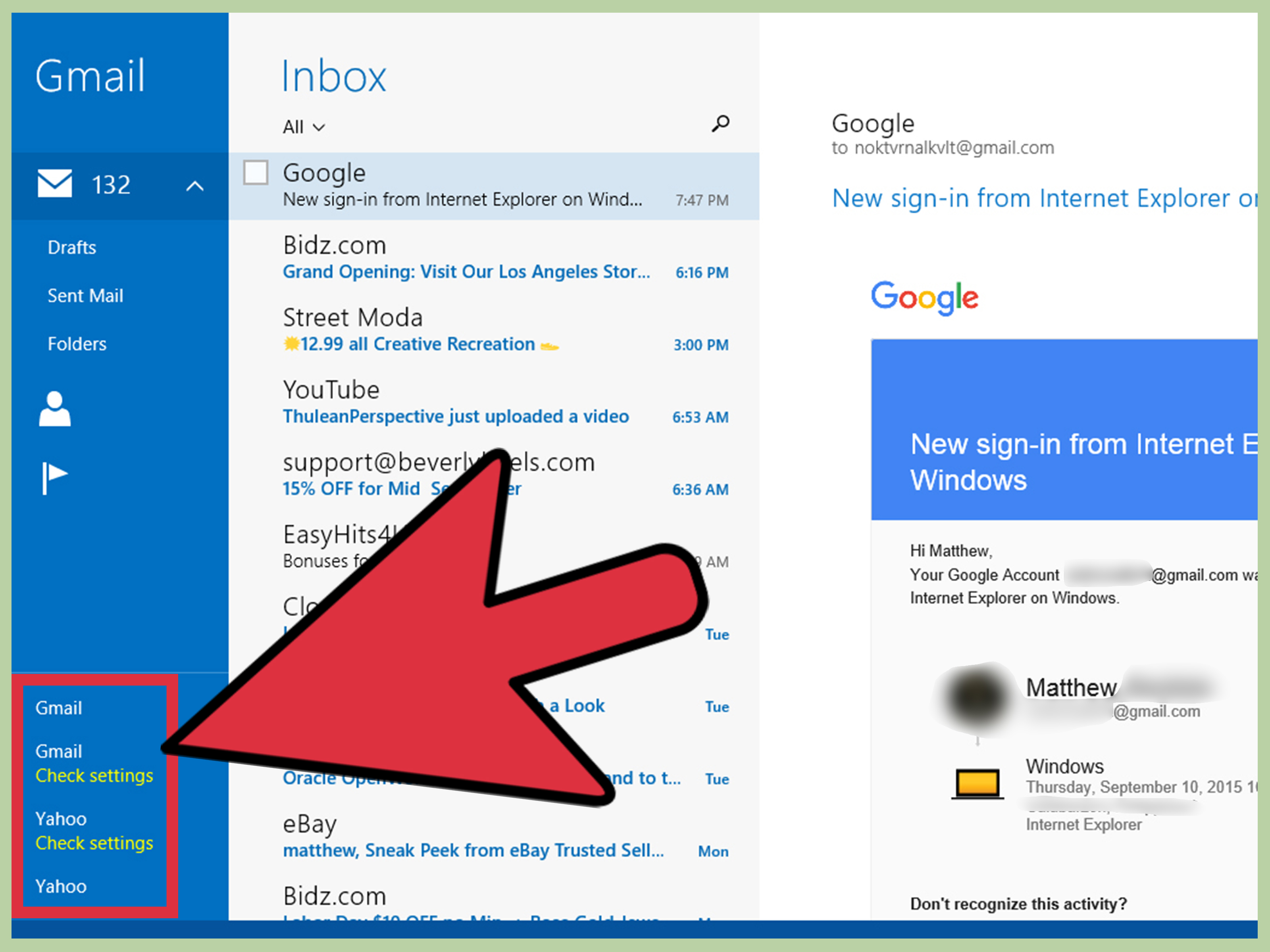 add email account to mail app windows 10