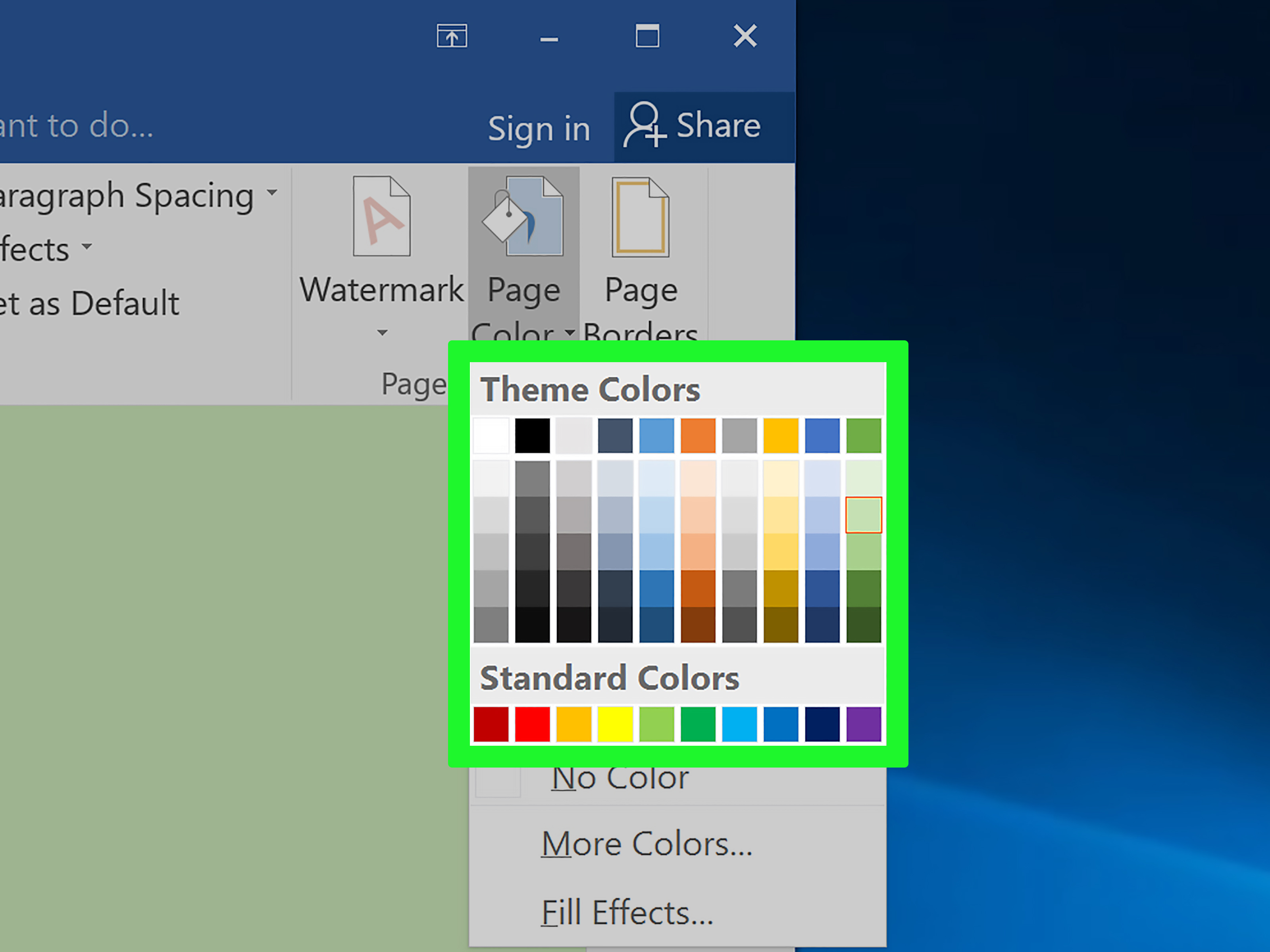 How to Add Backgrounds in Word