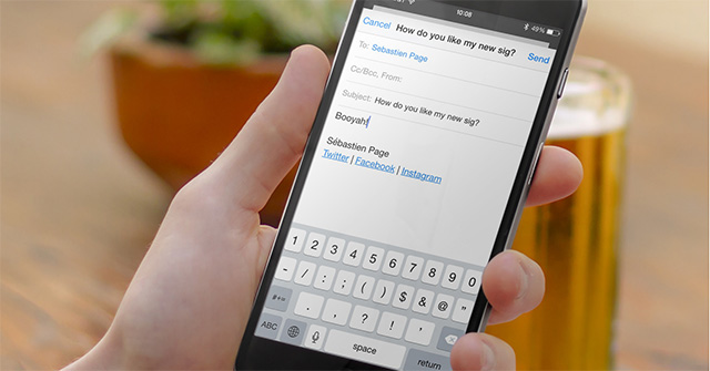 How to Add Links to Email Signatures on iPhone and iPad