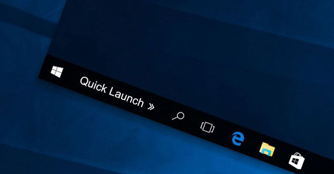 How To Add Quick Launch Bar In Windows 10