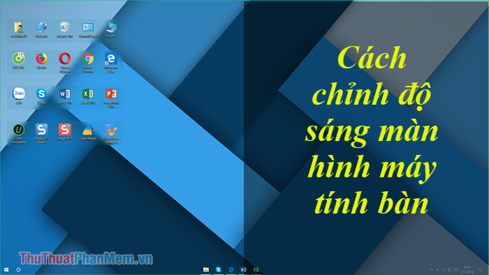 How to Adjust the Brightness of the Desktop Computer Screen