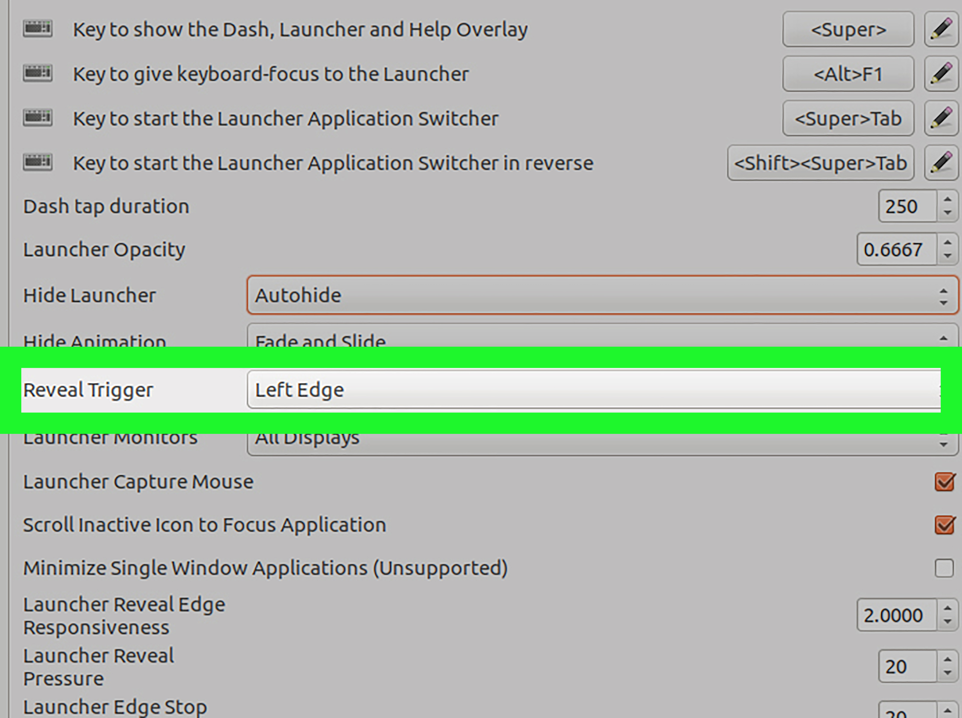 Settings: How to Auto Hide the Launcher in Ubuntu