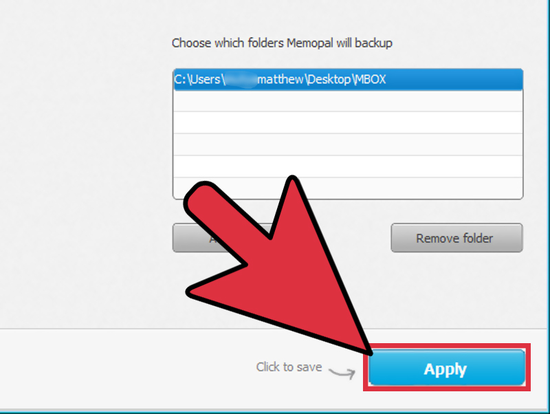 How to Back up Windows Folders to Memopal