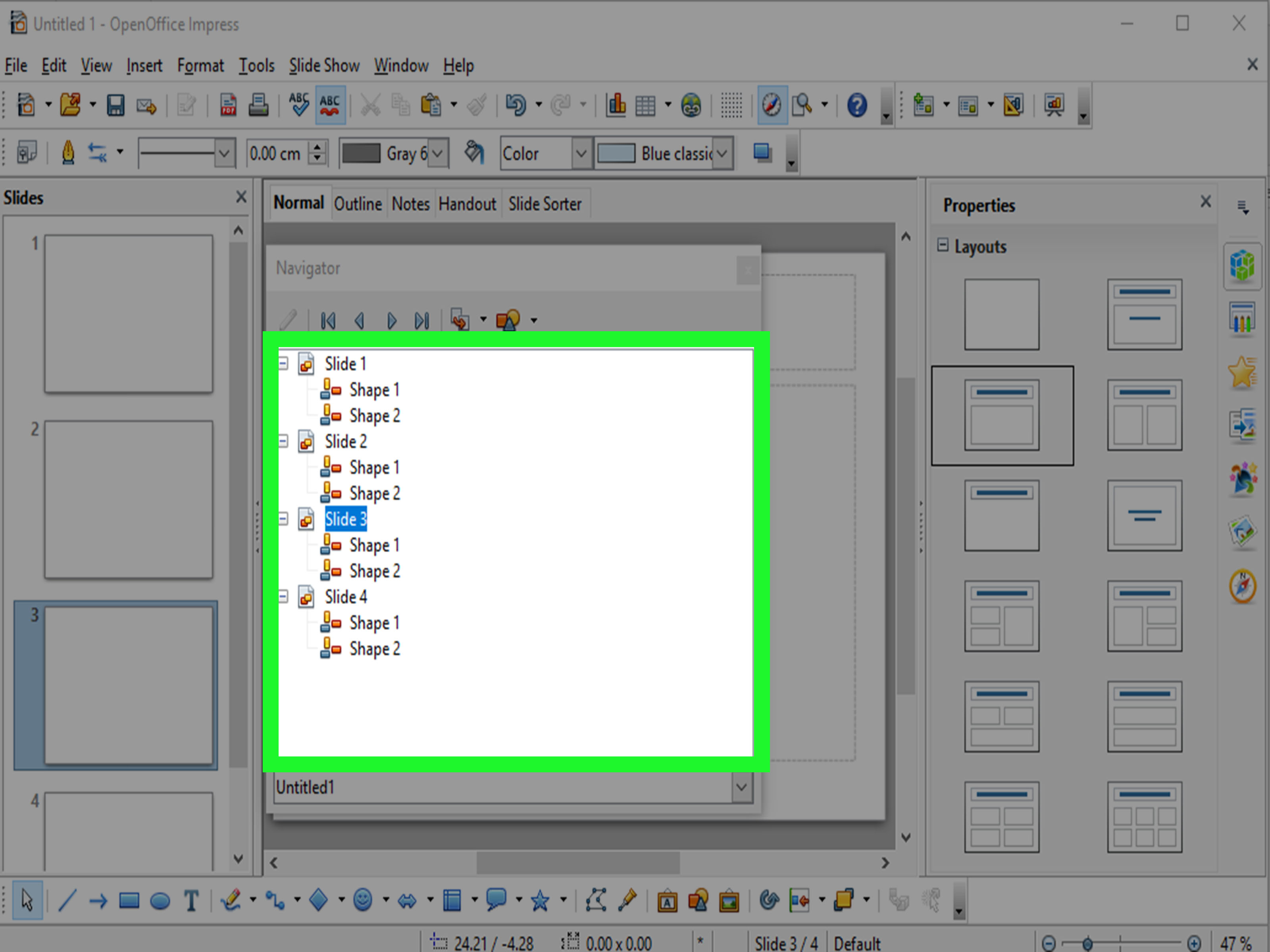 Slide: How to Become Familiar with Openoffice. Org Impress