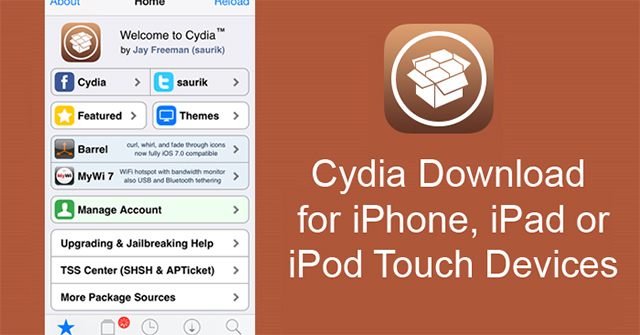 How to Change Cydia iPhone Home Page Interface