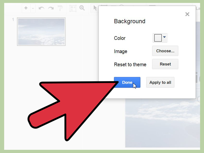 How to Change the Background on a Google Presentation