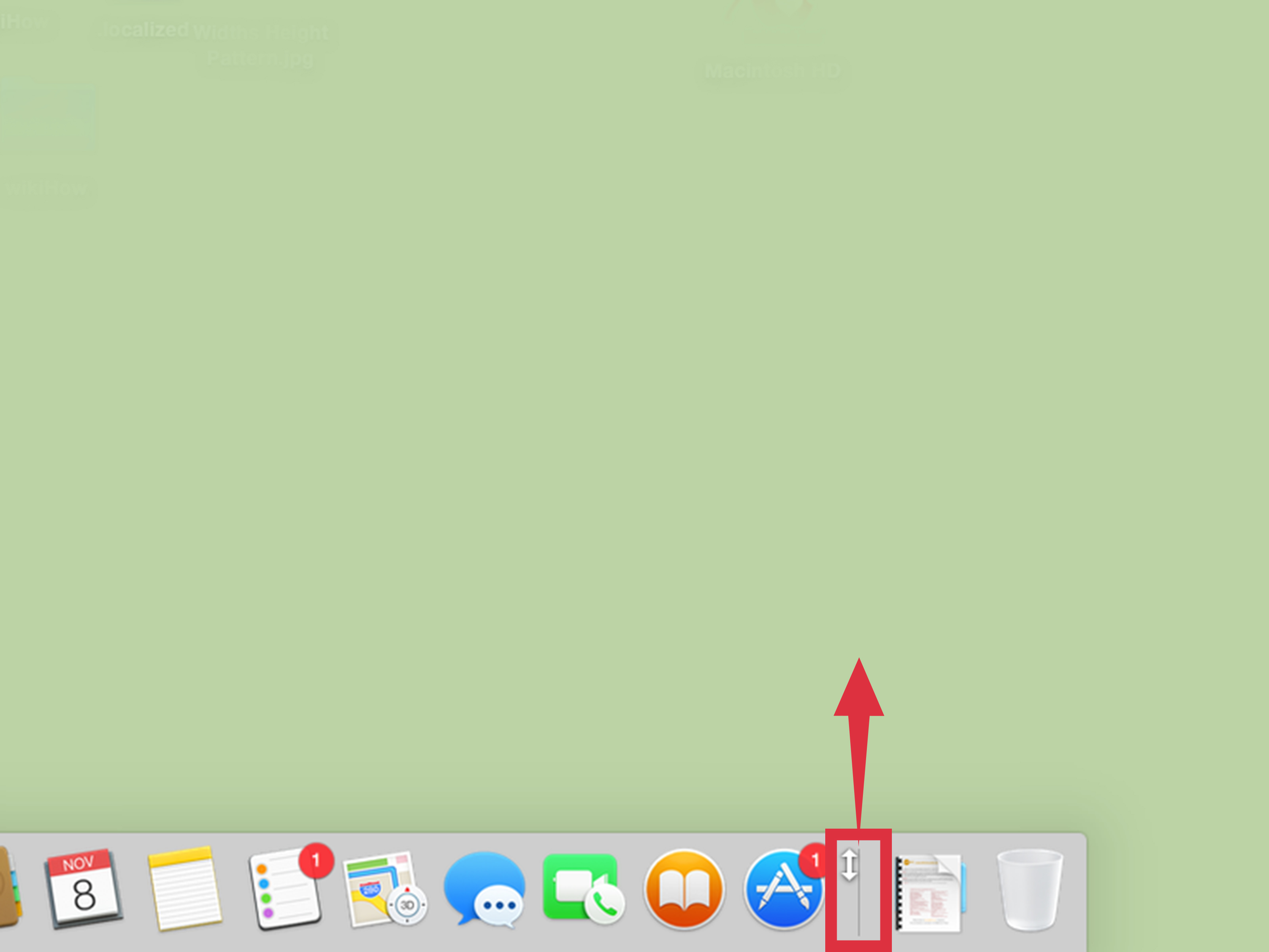 How to Change the Dock Size on a Macintosh Computer