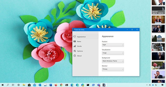 How to Change the News Bar Background Color in Windows 10