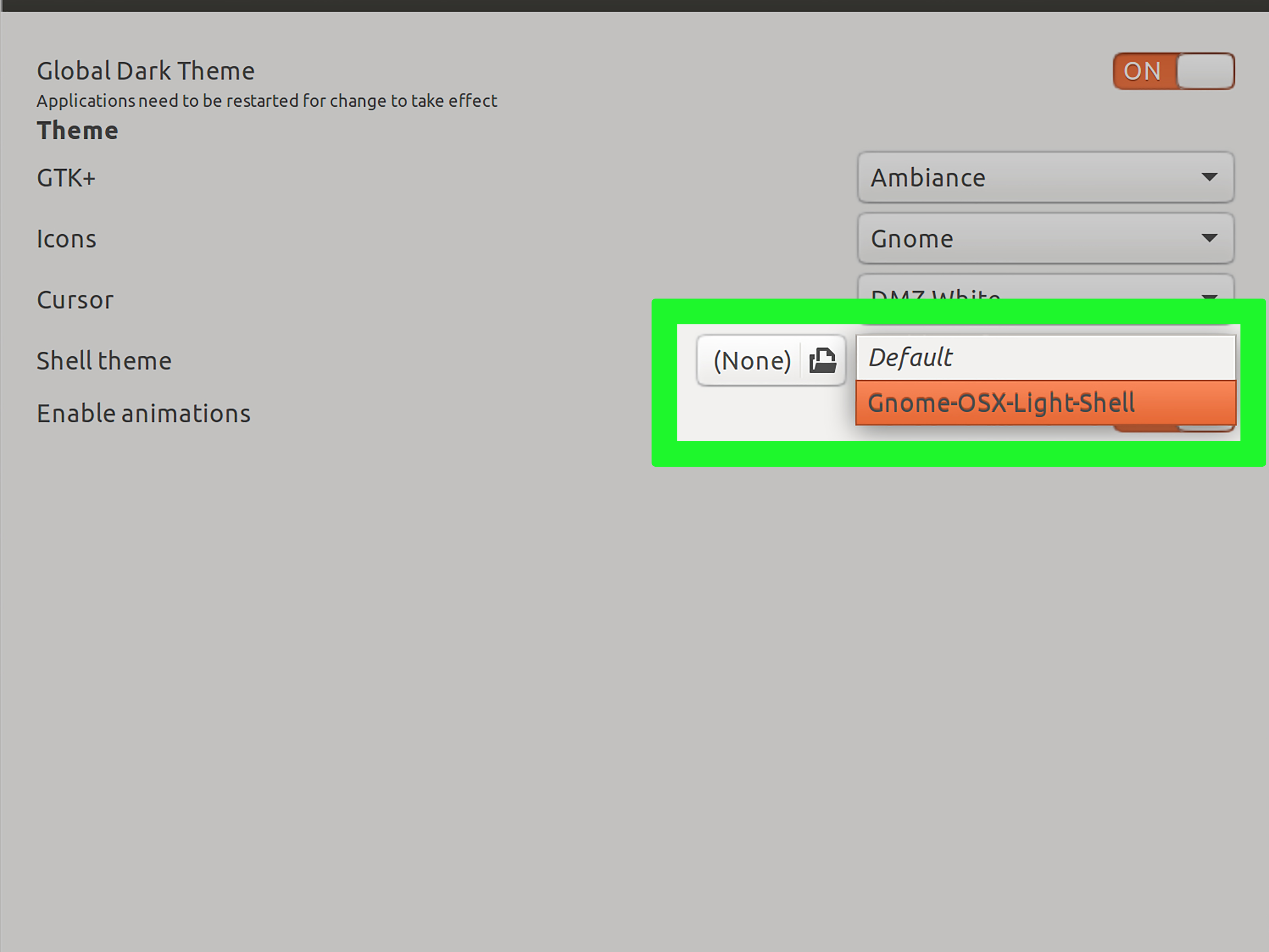How to Change Themes on Ubuntu with Gnome Tweak Tool
