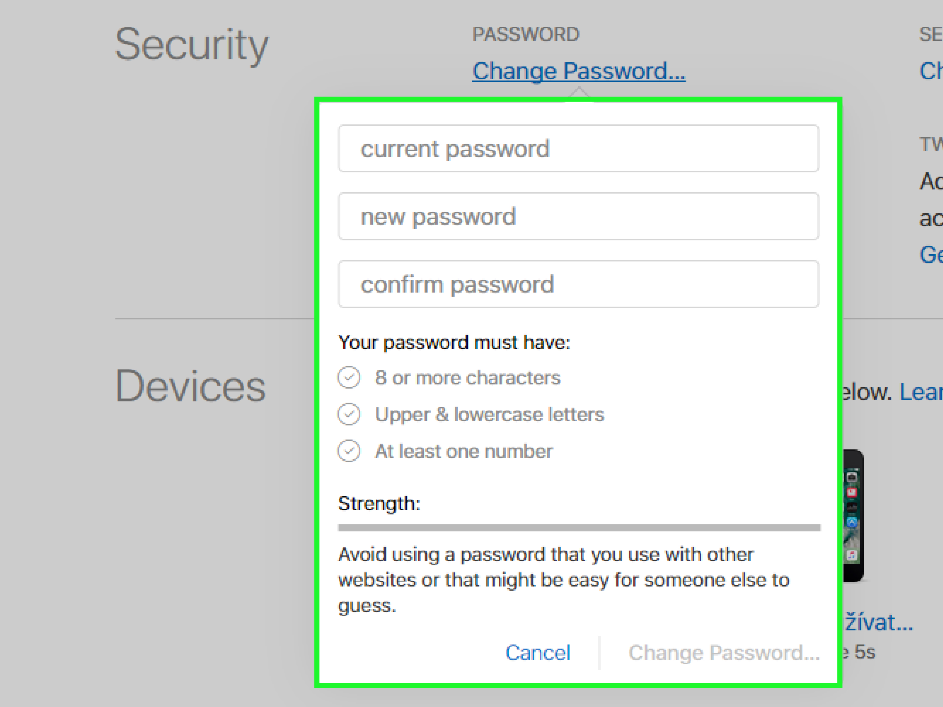 How to Change Your Itunes Password