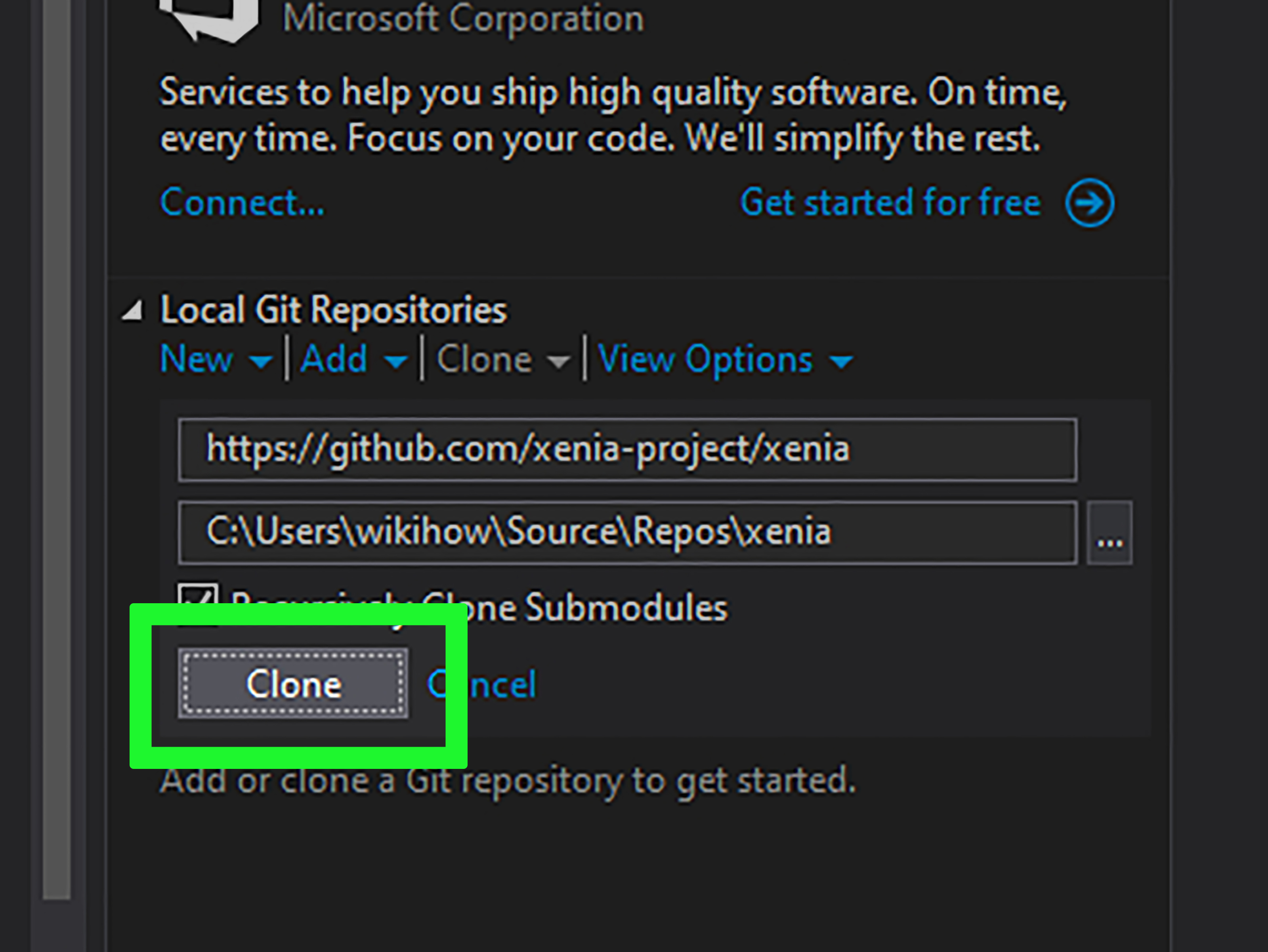 Location: How to Clone a Repository on Github