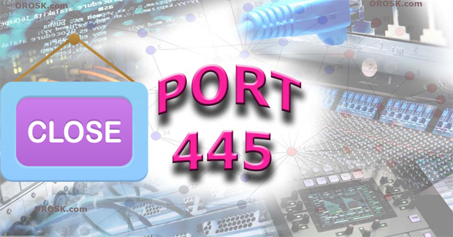 how to close 445 port in windows 10