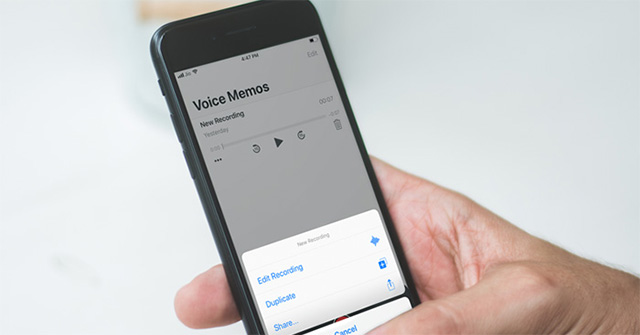 How to Create a Copy of the Audio File in Voice Memos on iPhone