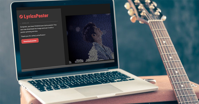 How to Create a Poster from the Lyrics: Lyricsposter